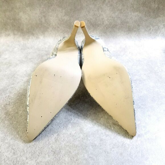 Rampage Womens Maria  Size 6 Gray  Slip On Pointed Toe 3.5" Heel Pumps - Picture 8 of 10